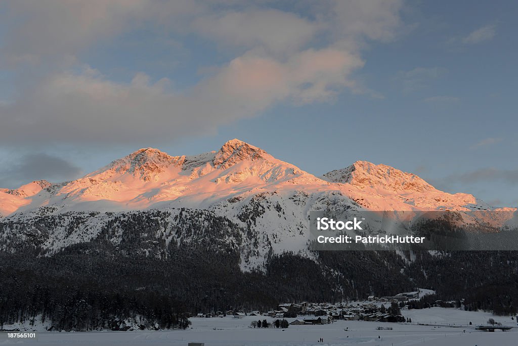 Atmosfera serale Silvaplana - Foto stock royalty-free di Valle Engadina