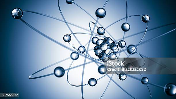 Atom Foto de stock y más banco de imágenes de Átomo - Átomo, Física, Electrón