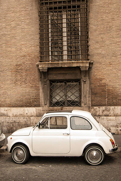 istock Little Italian retro car 187567620