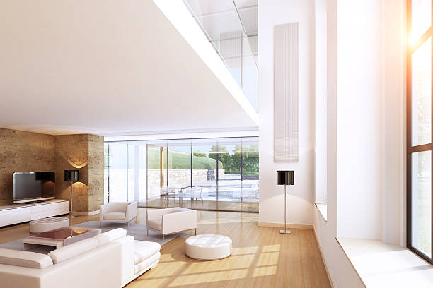 istock Modern Living Room Summer Scence 187567723
