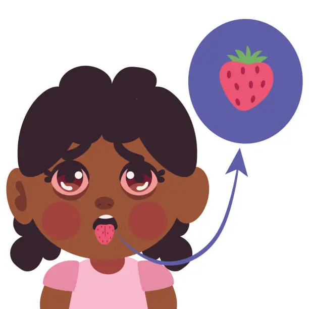 Vector illustration of Kawasaki Disease