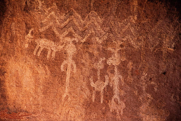 istock Pictograph Rock Art Arizona 187568521