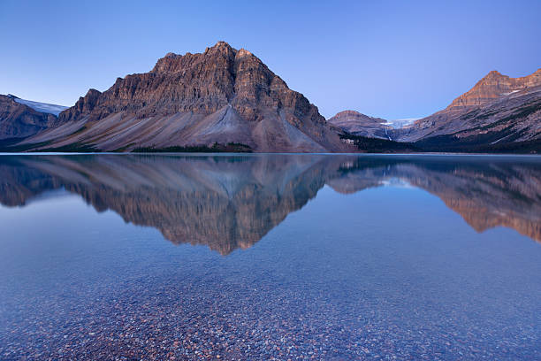 istock Bow Lake along the Icefields Parkway in Canada at dawn 187569000