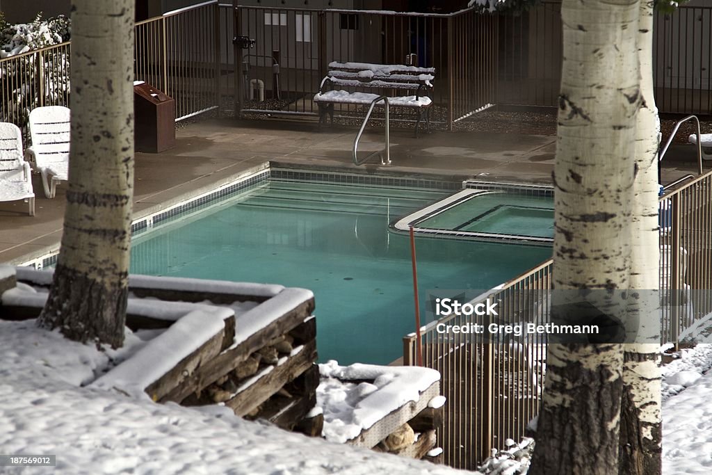 Piscina em Snowmass village - Foto de stock de Aspen - Colorado royalty-free