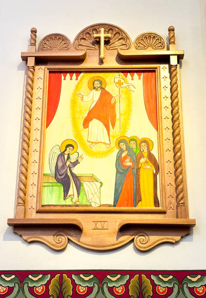 istock Santa Fe, NM: St Francis Cathedral Stations of Cross: Resurrection 1875706185