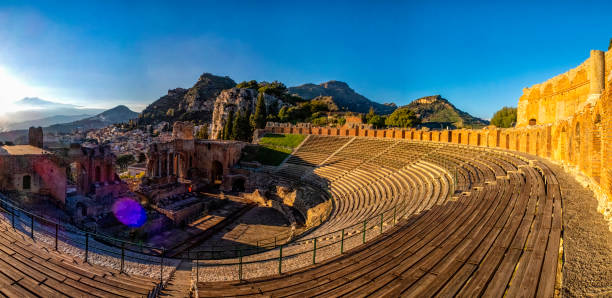 istock Sunset on Taormina roman theatre 1875706253