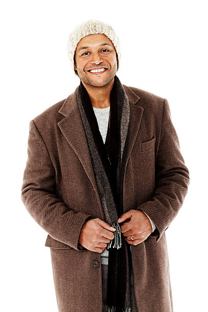 istock Handsome mature guy in winter clothing smiling 187570863