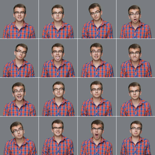 istock Teenage boy making facial expressions. 187571101