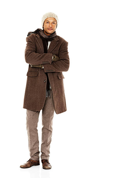 istock Confident mature man in winter coat 187571445