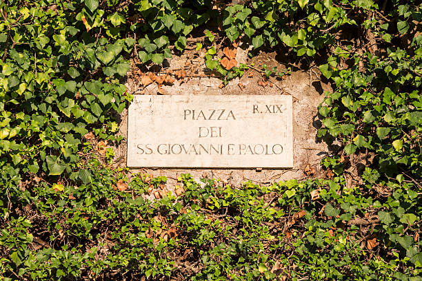 istock Street name sign, Rome Italy 187572030