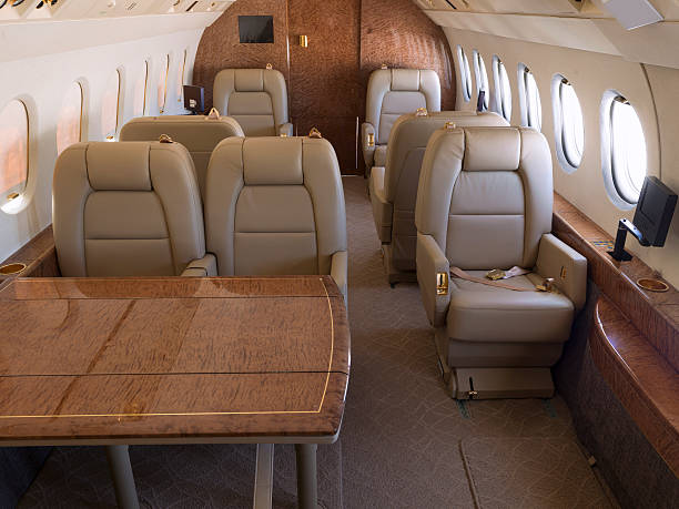 istock Interior of a private airplane 187572154