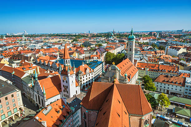 istock Aerial view of Munich, Germany 187572323