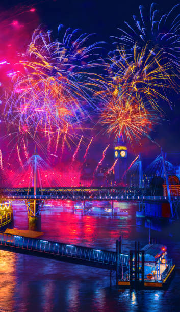 istock New Year's Eve Fireworks in London, UK 1875734451