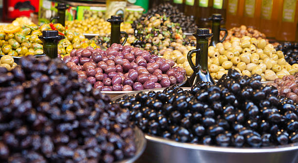 istock Olives in a market 187573744