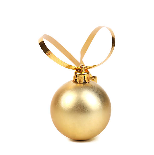 istock Golden decorativ christmas ball. 187573911