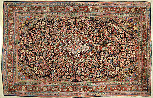 istock Antique Persian Josan Sarouk Area Rug 187574169