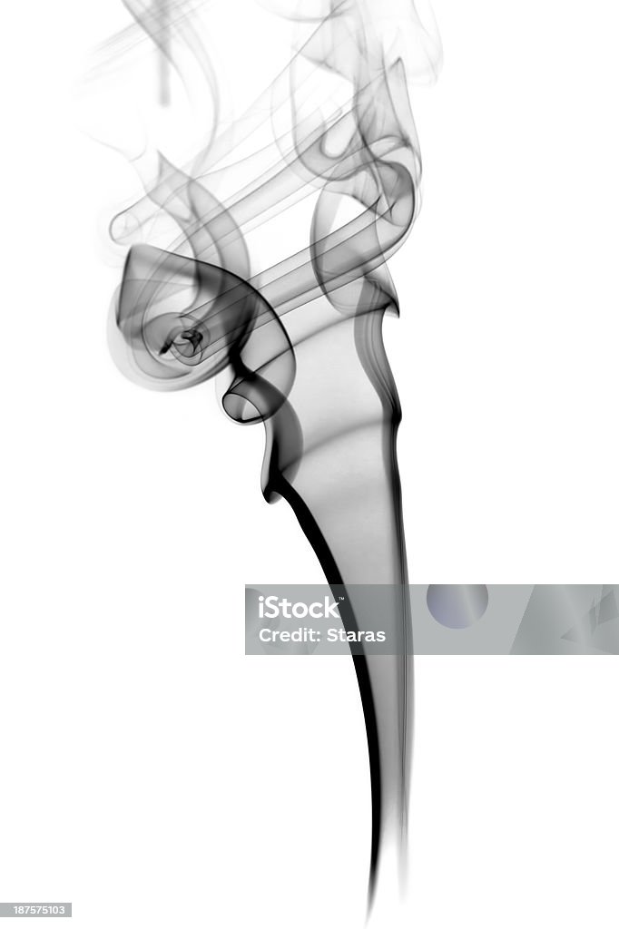 Humo abstracto negro - Foto de stock de Aromaterapia libre de derechos