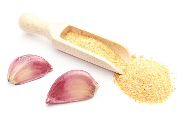 istock Garlic - fresh and loose on white background 187576503
