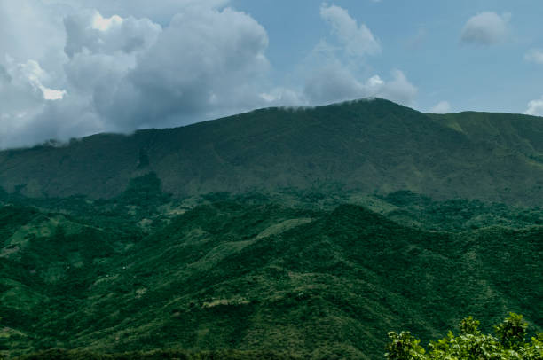 View of the mountains in Colombia