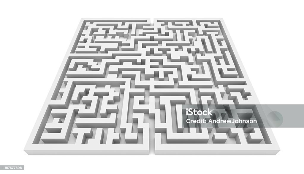 "Maze" - Lizenzfrei Dreidimensional Stock-Foto