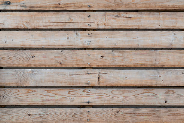 Wooden wall stock photo