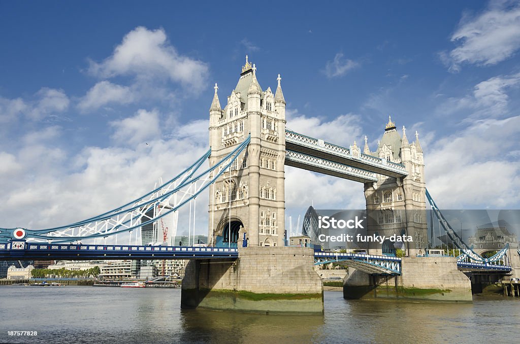 Tower Bridge London close up Tower Bridge in London on a sunny day Architecture Stock Photo