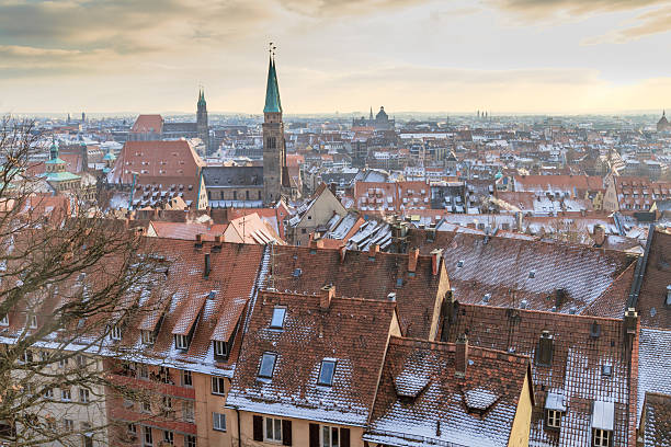 istock Nurember City View during winter time 187579377