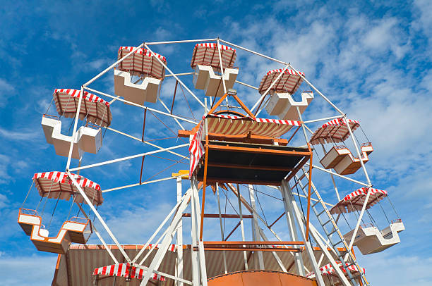 istock Nostalgic Ferris wheel at a fairground 187579578