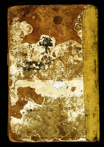 istock Old book with blank shabby titul cover. BIG 187579938