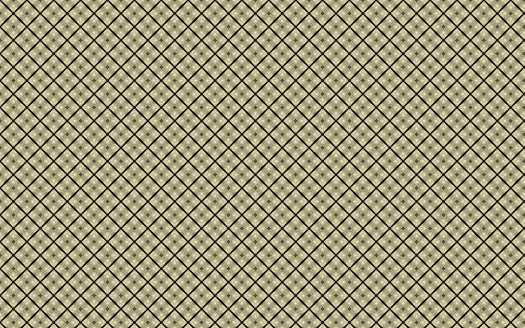 Pattern design with a diamond shaped grid in yellow and black