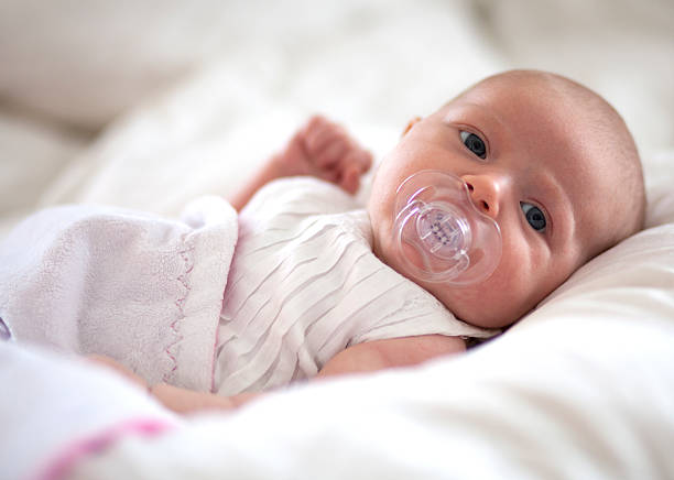 istock Newborn baby girl 187580073