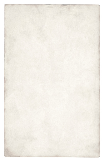 Blank paper isolated (clipping path included)