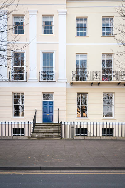 istock Georgian Style Terraced Town Houses 187580894