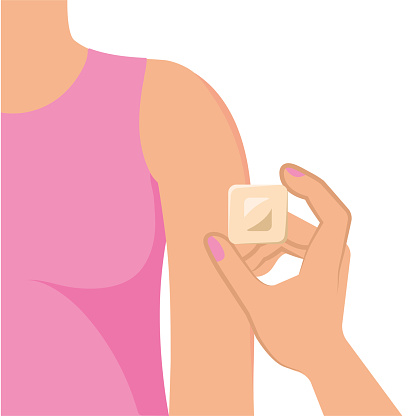 Bcp Patch Contraceptive Implant Birth Contraception Birth Control Patch Stock ...