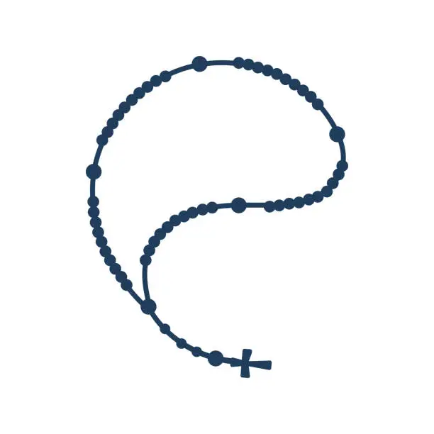 Vector illustration of Rosary