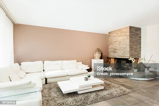 Beautiful Living Room Stock Photo - Download Image Now - Apartment, Architecture, Carpet - Decor