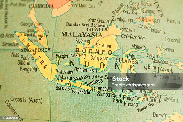 Podróży Świecie Seriiindonezja - zdjęcia stockowe i więcej obrazów Mapa - Mapa, Malezja, Stary