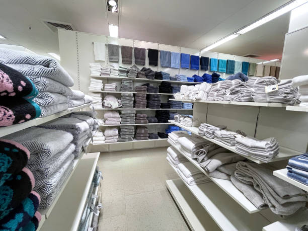 istock stack of colorful towels on shelves 1875826010