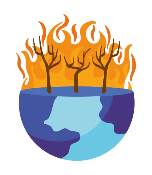 Vector illustration of Global Warming