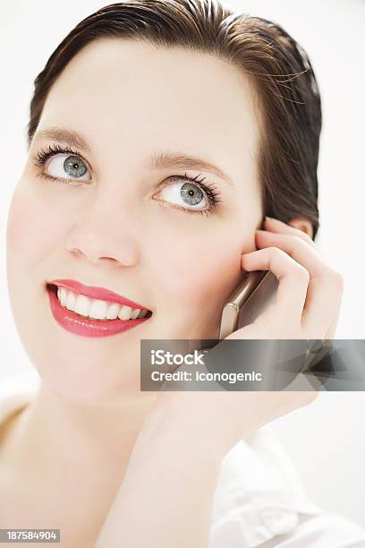Woman On Phone Stock Photo - Download Image Now - 20-24 Years, 25-29 Years, Adult