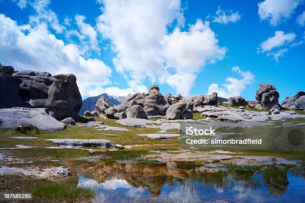 Colina Do Castelo Paisagem Da Ilha Do Sul Da Nova Zelândia - Fotografias de stock e mais imagens de Castle Hill - South Island