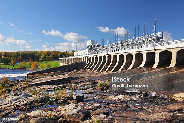 Large Hydroelectric Dam In Saguenay Stock Photo - Download Image Now - Quebec, Dam, Canada