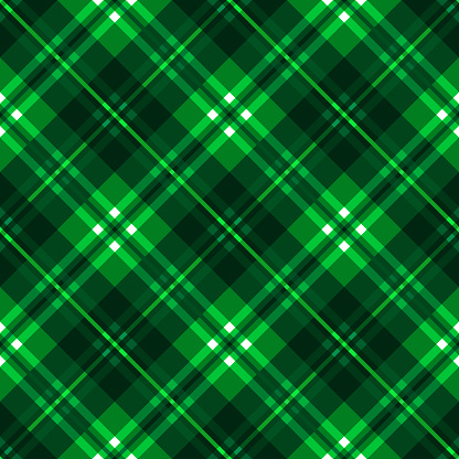 Green plaid seamless repeating tileable abstract background.