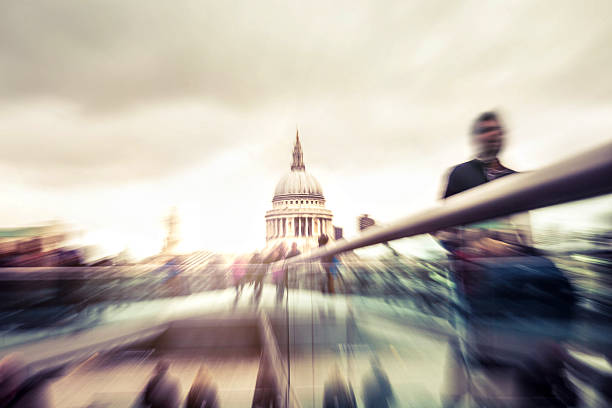 istock People on the Millennium Bridge in London 187586544