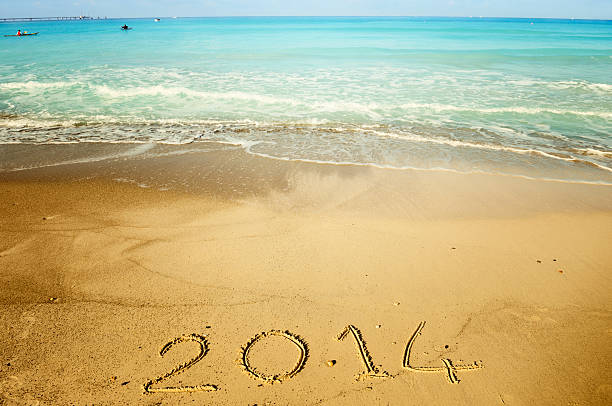 istock New Year Message in the Sand 187586546