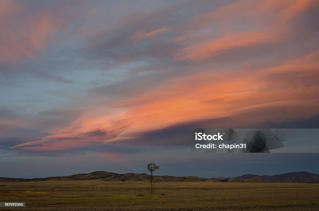 Alpenglow a South Park, Colorado - Foto de stock de Agricultura libre de derechos