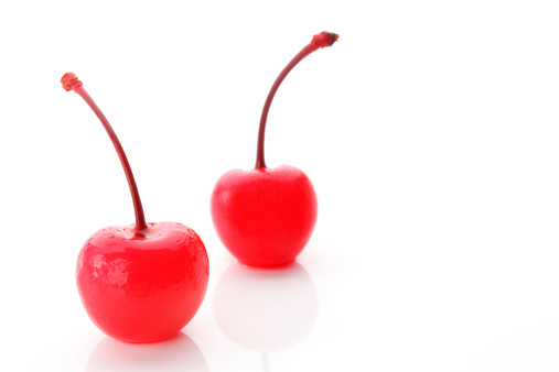 Cherry　isolated on white background