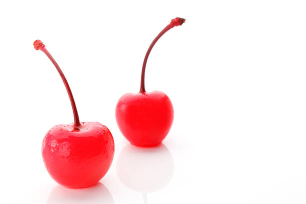 Cherry Cherry　isolated on white background maraschino cherry stock pictures, royalty-free photos & images