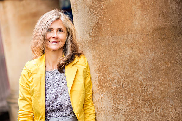 istock Happy Mature Woman 187593193