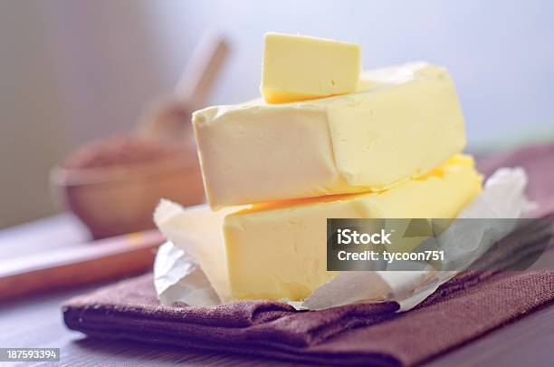 Butter Stock Photo - Download Image Now - Butter, Stick - Plant Part, Baking